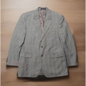 Lauren Ralph Lauren Adult Size 42R Blazer Jacket 100% Wool Dark Gray Sports Coat